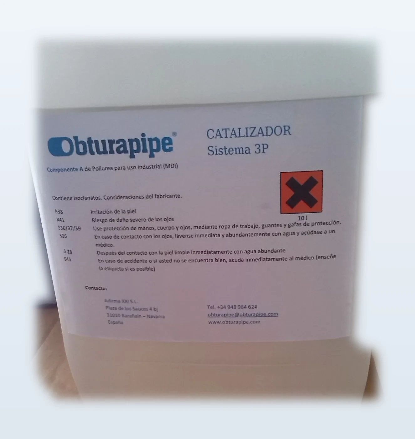 Catalizador Sistema 3P Obturapipe para resina de silicato